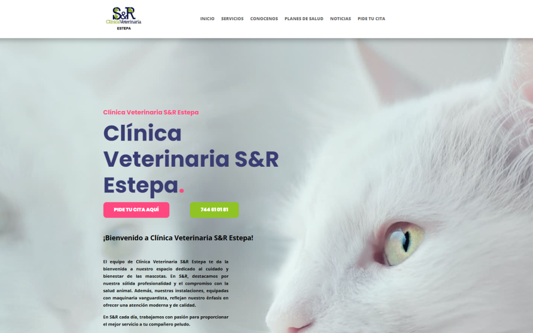 ¡Descubre la Nueva Web de Clínica Veterinaria S&R Estepa!